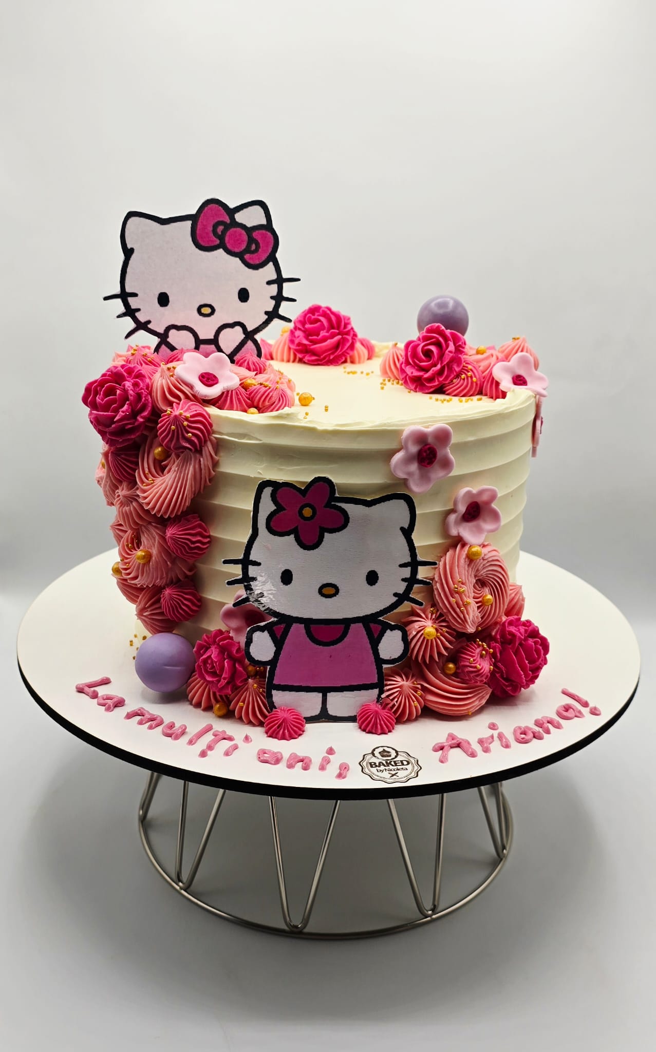 Bespoke custom celebration cake for Girls & Fairytales handcrafted by Nicoleta